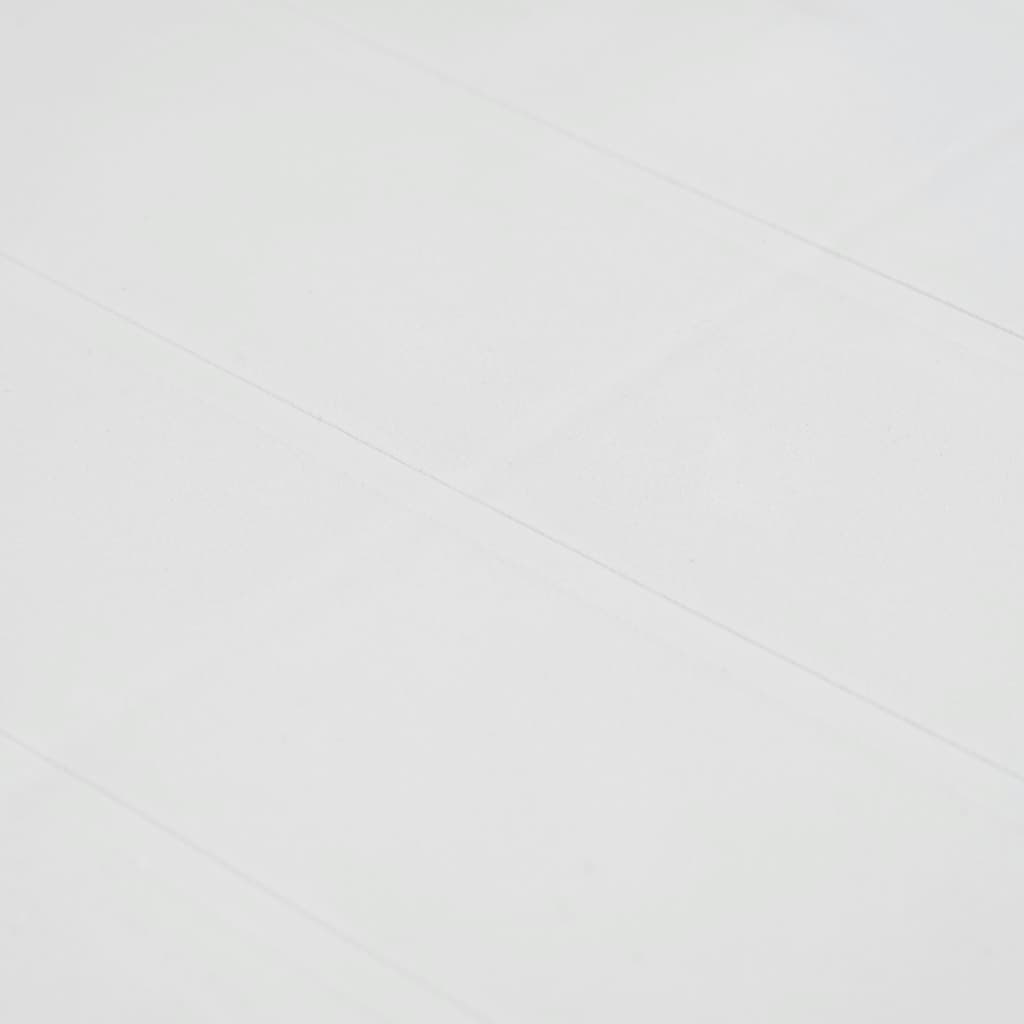 Gartentisch Weiss 79 x 79 x 72 cm Kunststoff Rattan-Optik